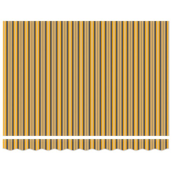 vidaXL Automatická Vysúvacia Markíza Pruhovaná 350x250 cm – Obrázok 6