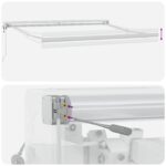 vidaXL Automatická vysúvacia markíza čierna 350x250 cm – Obrázok 10