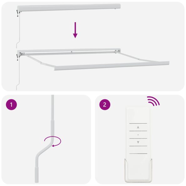 vidaXL Automatická Zasúvacia Markíza Béžová 350x250 cm – Obrázok 9