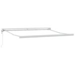 vidaXL Automatická vysúvacia markíza červená 350x250 cm – Obrázok 5