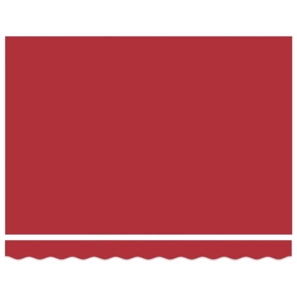 vidaXL Automatická vysúvacia markíza červená 350x250 cm – Obrázok 6