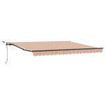 vidaXL Automatická vysúvacia markíza s LED viacfarebnými pruhmi 400x300 cm – Obrázok 2