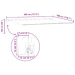 vidaXL Automaticky vysúvacia markíza čierna 400x300 cm – Obrázok 11