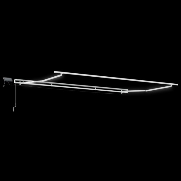 3330688_5.jpg Ručná zasúvacia markíza vidaXL s LED Červená 400x300 cm, Náhradná tkanina markízy vidaXL pre rám 4x3 m Červená – Obrázok 5
