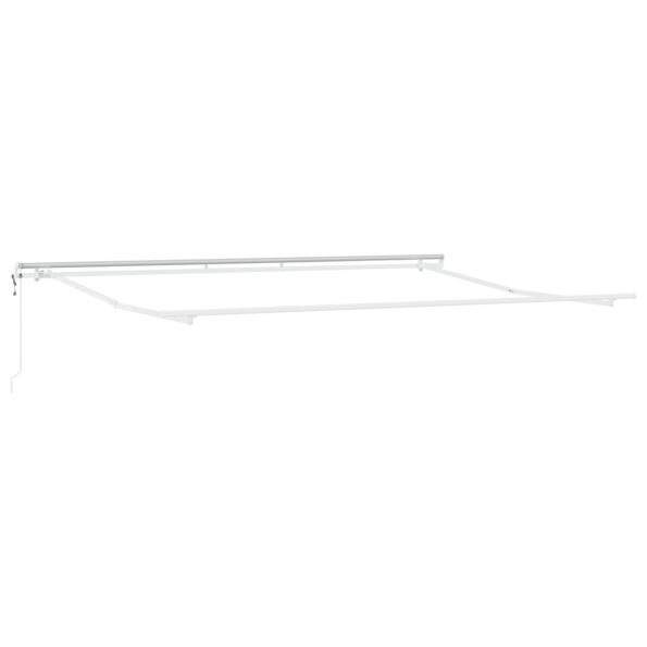 vidaXL Automatická vysúvacia markíza Červená 400x300 cm – Obrázok 4