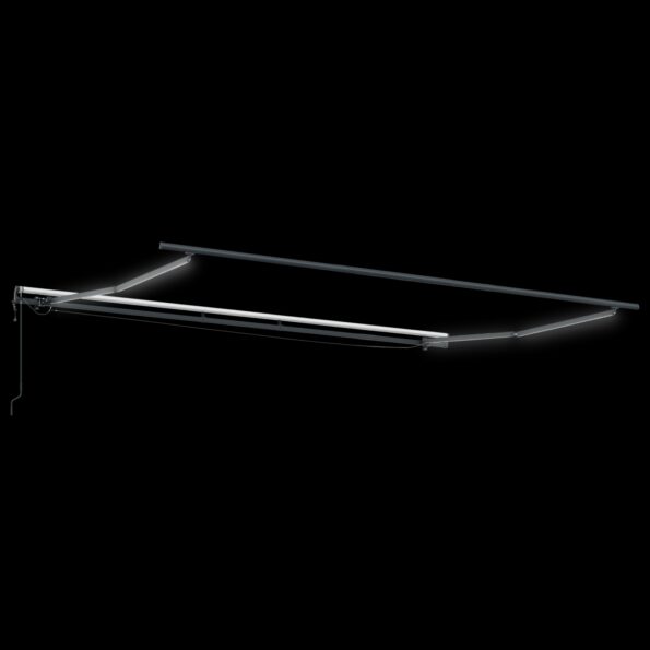 vidaXL Automatická vysúvacia markíza s LED Červená 400x300 cm – Obrázok 4