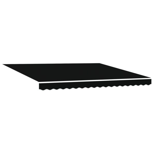 3330780_2.jpg vidaXL Manuálna Vysúvacia Markíza s LED Čierna 400x350 cm – Obrázok 2