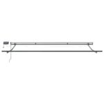 vidaXL Manuálna Vysúvacia Markíza s LED Čierna 400x350 cm – Obrázok 7