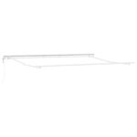 vidaXL Automatická vysúvacia markíza biela 400x350 cm – Obrázok 4