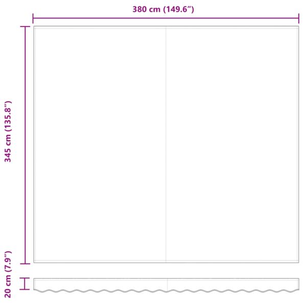 3330829_11.jpg Automatická zasúvacia markíza vidaXL Červená 400 x 350 cm, Náhradná tkanina markízy vidaXL pre rám 4 x 3,5 m Červená – Obrázok 11
