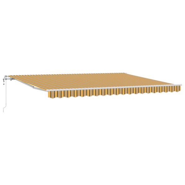 3330943_2.jpg vidaXL Automatická vysúvacia markíza Pruhová 450x300 cm – Obrázok 2
