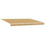 vidaXL Automatická vysúvacia markíza Pruhová 450x300 cm – Obrázok 5