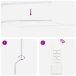 vidaXL Automatická vysúvacia markíza Pruhová 450x300 cm – Obrázok 9