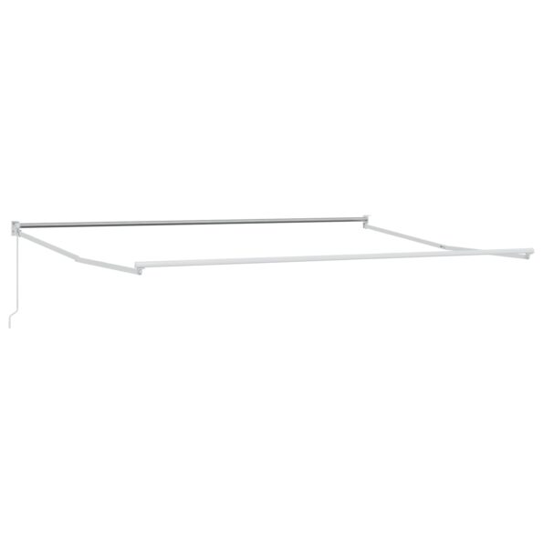 vidaXL Ručná Sklopná Markíza Žltá a Oranžová 500x300 cm – Obrázok 5