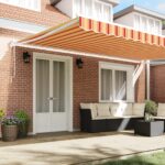 vidaXL Automatická zasúvacia markíza žltá a oranžová 500x300 cm – Obrázok 3