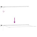 vidaXL Ručná vysúvacia markíza s LED, žltá a oranžová 600x300 cm – Obrázok 10