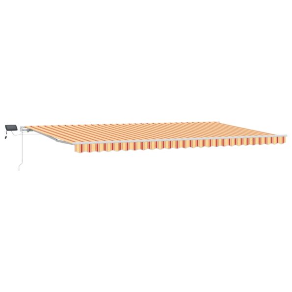 3331598_2.jpg vidaXL Ručná vysúvacia markíza s LED, žltá a oranžová 600x300 cm – Obrázok 2