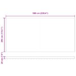 Automatická vysúvacia markíza vidaXL Biela 600x300 cm, Náhradná látka markízy vidaXL pre rám 6x3 m Biela – Obrázok 11