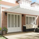 Automatická vysúvacia markíza vidaXL Biela 600x300 cm, Náhradná látka markízy vidaXL pre rám 6x3 m Biela – Obrázok 3