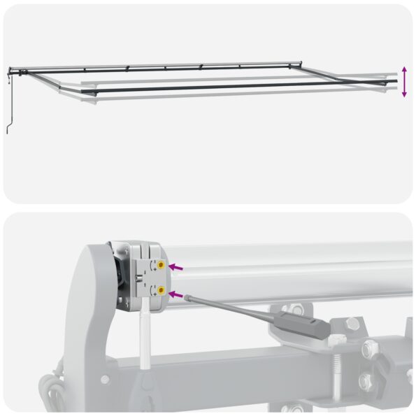 3331651_10.jpg Automatická vysúvacia markíza vidaXL Biela 600x300 cm, Náhradná látka pre markízu vidaXL 6x3 m Biela – Obrázok 10