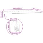 Automatická vysúvacia markíza vidaXL Biela 600x300 cm, Náhradná látka pre markízu vidaXL 6x3 m Biela – Obrázok 12