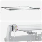 vidaXL Automatická vysúvacia markíza s LED Biela 600x300 cm – Obrázok 12