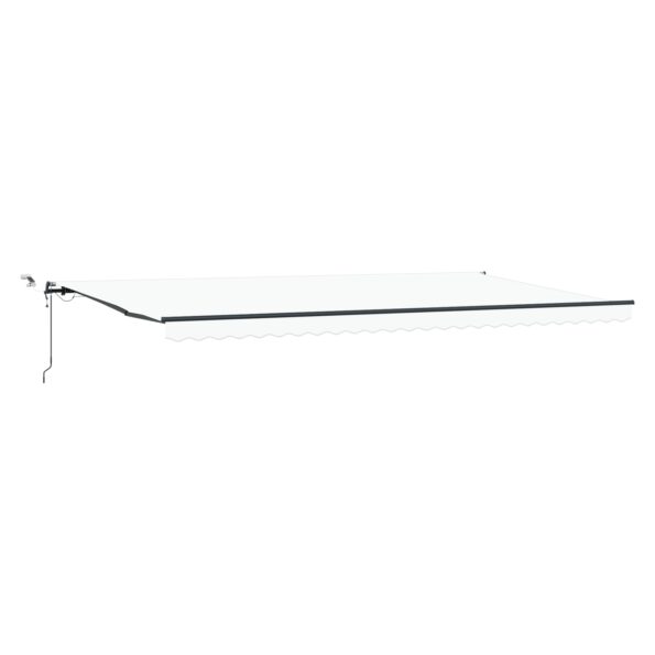 3331652_2.jpg vidaXL Automatická vysúvacia markíza s LED Biela 600x300 cm – Obrázok 2