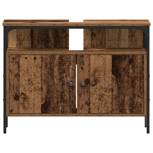 3332601_11.jpg vidaXL Kúpeľňová skriňa pod umývadlo so vstavaným umývadlom - Staré drevo – Obrázok 11