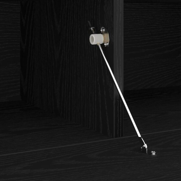 vidaXL Nočný kabinet s LED svetlami Čierny dub 60x35x40 cm umelý materiál – Obrázok 11