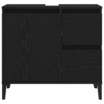 vidaXL Súprava kúpeľňového nábytku 3-dielna Čierny dub Inžinierske drevo – Obrázok 10