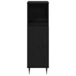 vidaXL Sada kúpeľňového nábytku z troch kusov Čierny dub Kompozitné drevo – Obrázok 9