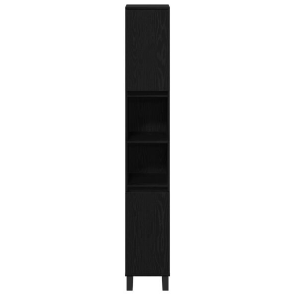 vidaXL Sada kúpeľňového nábytku 3 kusy Čierny dub Kompozitné drevo – Obrázok 8