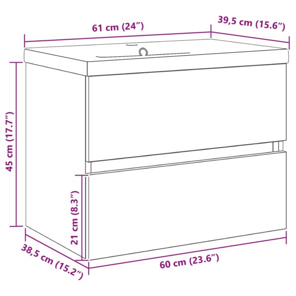 3333148_10.jpg Umývadlová skriňa vidaXL s integrovaným umývadlom Čierna dubová z MDF, Umývadlová skriňa vidaXL Čierna dubová 60x38,5x45 cm z MDF – Obrázok 10