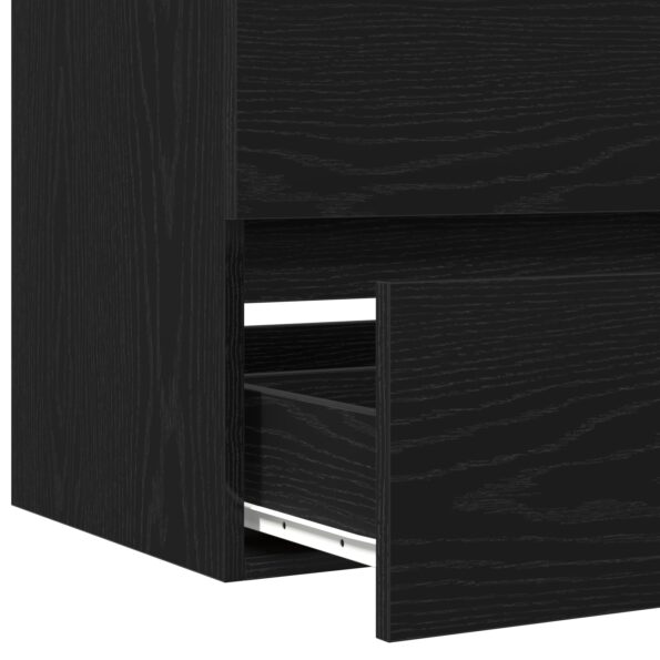 3333148_9.jpg Umývadlová skriňa vidaXL s integrovaným umývadlom Čierna dubová z MDF, Umývadlová skriňa vidaXL Čierna dubová 60x38,5x45 cm z MDF – Obrázok 9