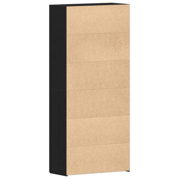 vidaXL Skriňa na topánky Čierny dub Kompozitné drevo Skriňa na topánky – Obrázok 8