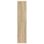 vidaXL Skriňa na topánky Sonoma dub 80x39x180 cm Inžinierske drevo – Obrázok 7