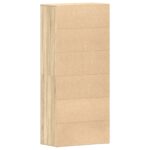 vidaXL Skriňa na topánky Sonoma dub 80x39x180 cm Inžinierske drevo – Obrázok 8