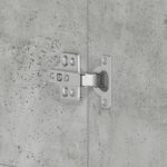 vidaXL Skrinka na topánky Betónová šedá 80x39x180 cm Zpevnené drevo – Obrázok 10