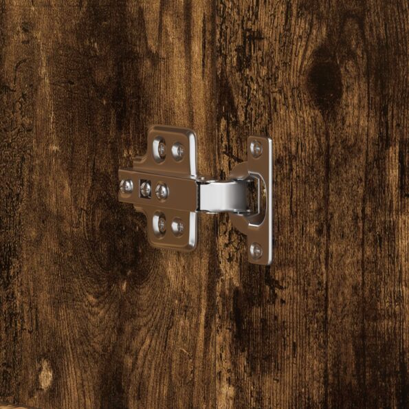 vidaXL Kabinet na topánky Dymený dub 80x39x180 cm – Obrázok 10