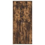 vidaXL Kabinet na topánky Dymený dub 80x39x180 cm – Obrázok 6