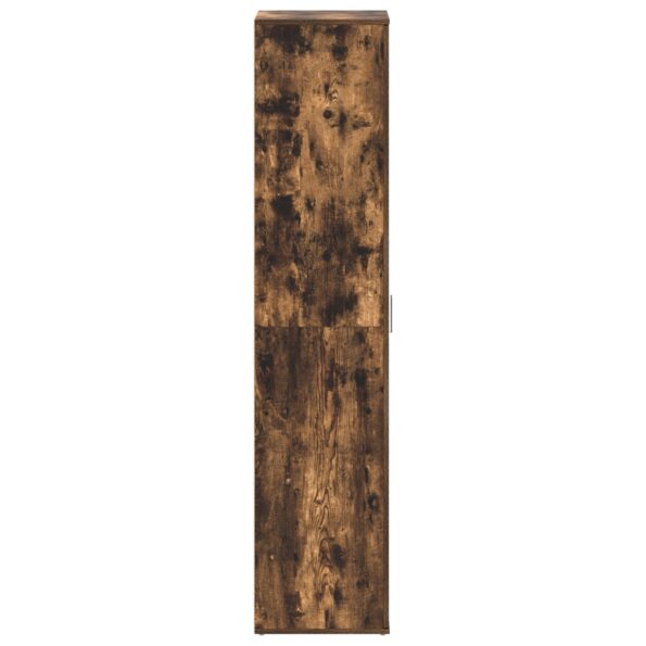 vidaXL Kabinet na topánky Dymený dub 80x39x180 cm – Obrázok 7