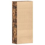 vidaXL Kabinet na topánky Dymený dub 80x39x180 cm – Obrázok 8