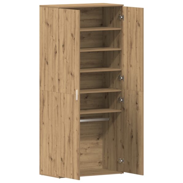 vidaXL Skriňa na topánky z umelého duba 80x39x180 cm Inžinierske drevo – Obrázok 5