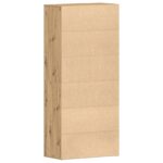 vidaXL Skriňa na topánky z umelého duba 80x39x180 cm Inžinierske drevo – Obrázok 8