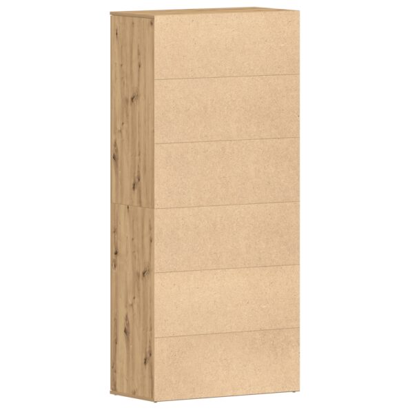 vidaXL Skriňa na topánky z umelého duba 80x39x180 cm Inžinierske drevo – Obrázok 8