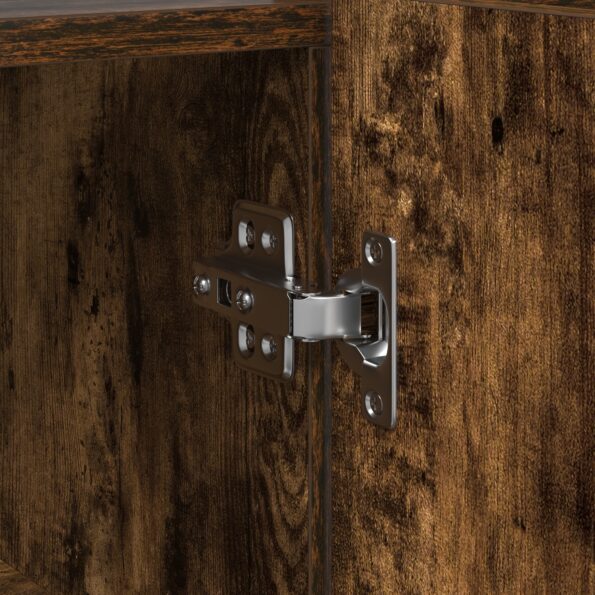 vidaXL Sideboard Dymová dub Inžinierstvo drevo 116 x 30 x 75 cm – Obrázok 10