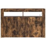 vidaXL Sideboard Dymová dub Inžinierstvo drevo 116 x 30 x 75 cm – Obrázok 6