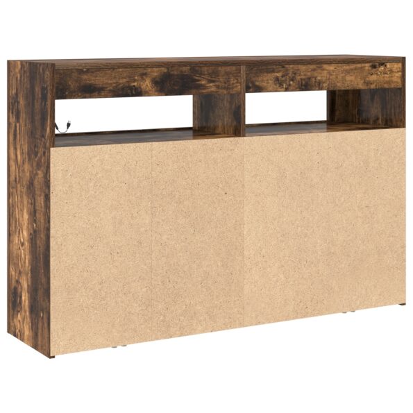 vidaXL Sideboard Dymová dub Inžinierstvo drevo 116 x 30 x 75 cm – Obrázok 8
