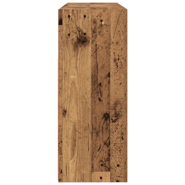 vidaXL Kredenc Staré drevo Inžinierske drevo 116 x 30 x 75 cm Kredenc – Obrázok 7