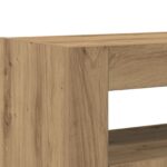 vidaXL Sideboard Remeselný dub Inžinierske drevo 116 x 30 x 75 cm – Obrázok 9
